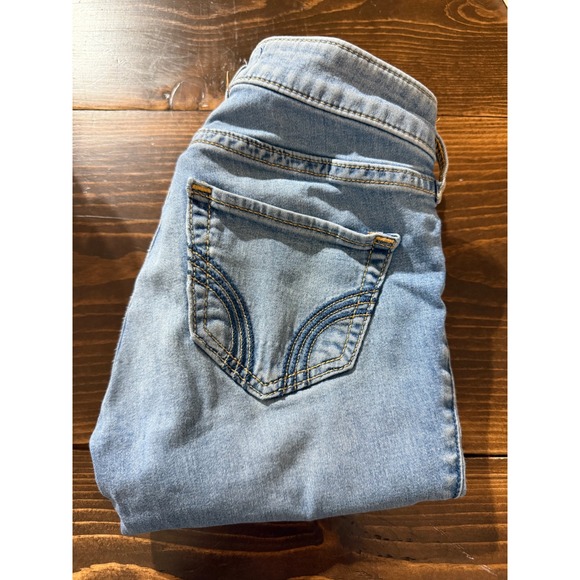 Hollister Jean Leggings Women's Size 23/29 Light Wash Denim Skinny Jeans 00 - Picture 1 of 9